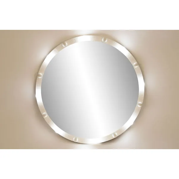 Wall mirror Home ESPRIT White Modern 100 X 7,5 X 100 CM