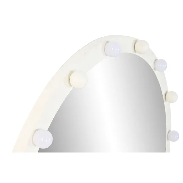 Wall mirror Home ESPRIT White Modern 100 X 7,5 X 100 CM