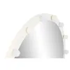 Wall mirror Home ESPRIT White Modern 100 X 7,5 X 100 CM