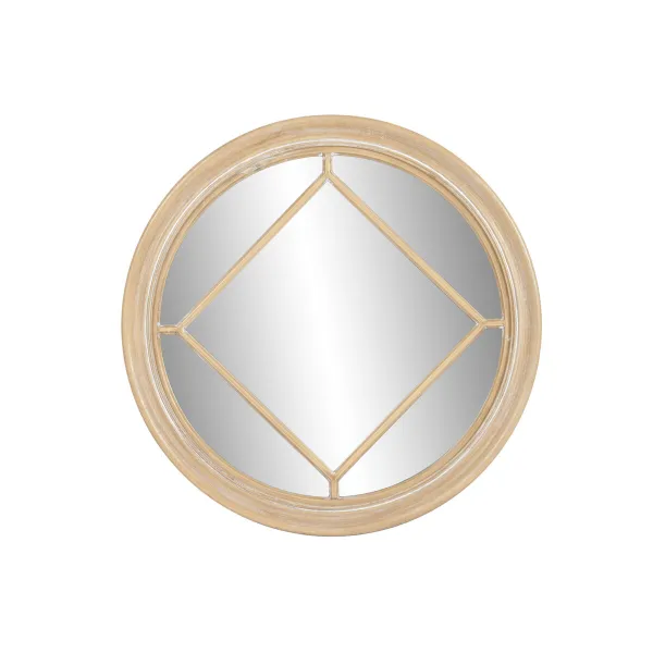 Wall mirror Home ESPRIT Natural Stripped