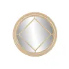 Wall mirror Home ESPRIT Natural Stripped