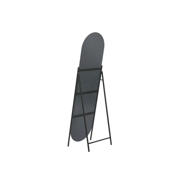 Free standing mirror Home ESPRIT Black Crystal Iron