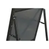 Free standing mirror Home ESPRIT Black Crystal Iron