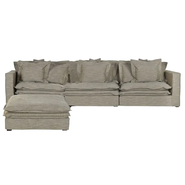 Sofa module Home ESPRIT Green Sand 110 X 110 X 48 CM