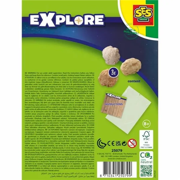 Board game SES Creative Explore Geodes 21 x 7 x 16 cm