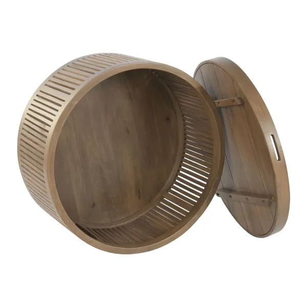 Diivanilaud Home ESPRIT Pruun 76 x 76 x 46 cm