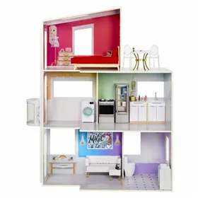 Набор из кофейных чашек Home ESPRIT Белый Темно-коричневый Бамбук Фарфор 6 Предметы