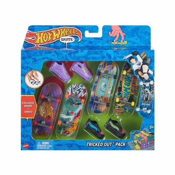 Finger skateboard Hot Wheels 8 Pieces