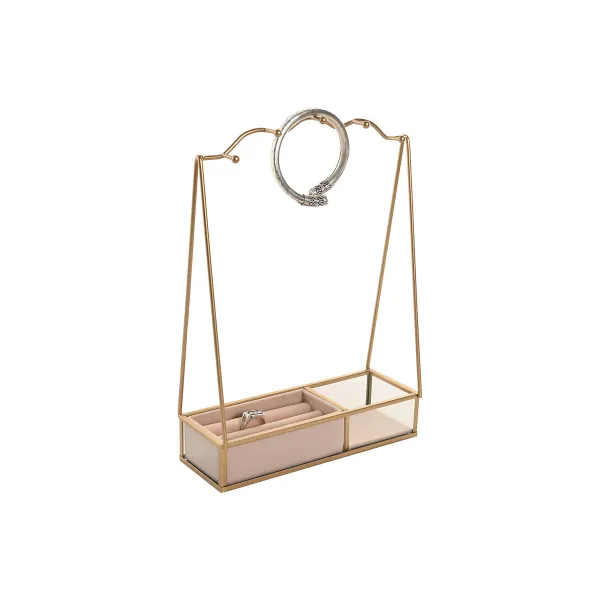 Lādīte Home ESPRIT Bēšs Bronza Metāls