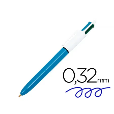 Pen Bic 982866 Blue Black Red Green