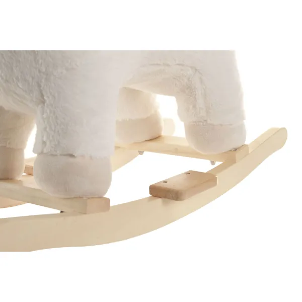 Šūpuļkrēsls Home ESPRIT Balts Dabisks Kuģis