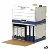 File Box Fellowes    Blue White 5 Units (33,5 x 55,7 x 38,9 cm)