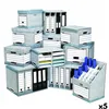 File Box Fellowes    Blue White 5 Units (33,5 x 55,7 x 38,9 cm)