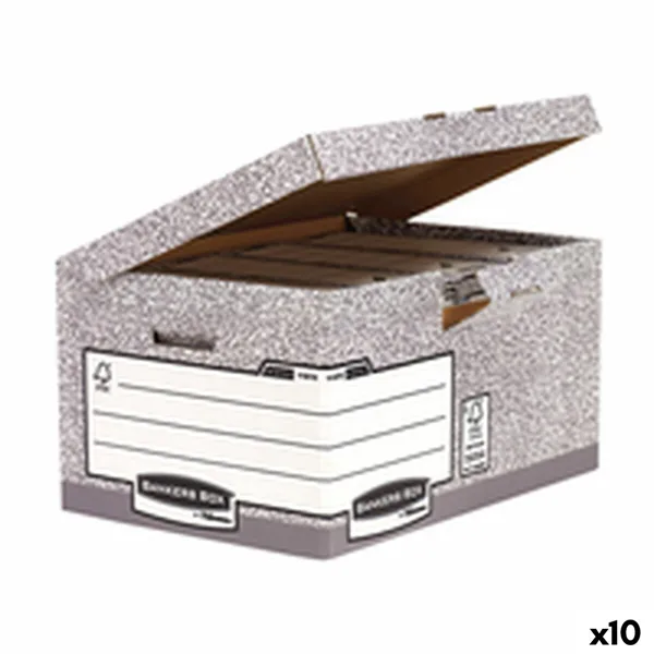 File Box Fellowes    Grey 10Units (31 x 39 x 56 cm)