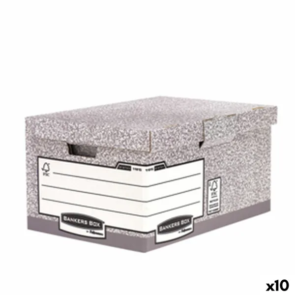 File Box Fellowes    Grey 10Units (31 x 39 x 56 cm)