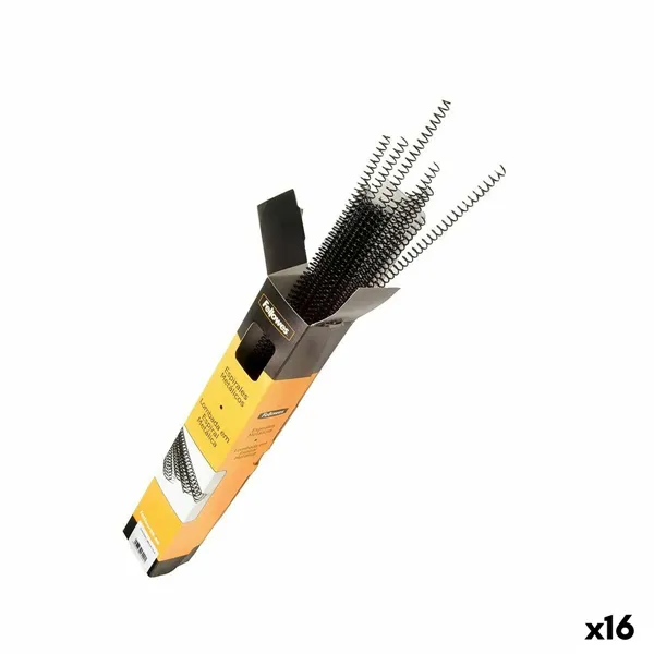Binding Spirals Fellowes 5110001 Black A4 Metal Ø 6 mm Binding 100 Pieces (16 Units) (100 Units)