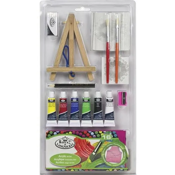 Acrylic Paint Set Royal & Langnickel Multicolour 16 Pieces