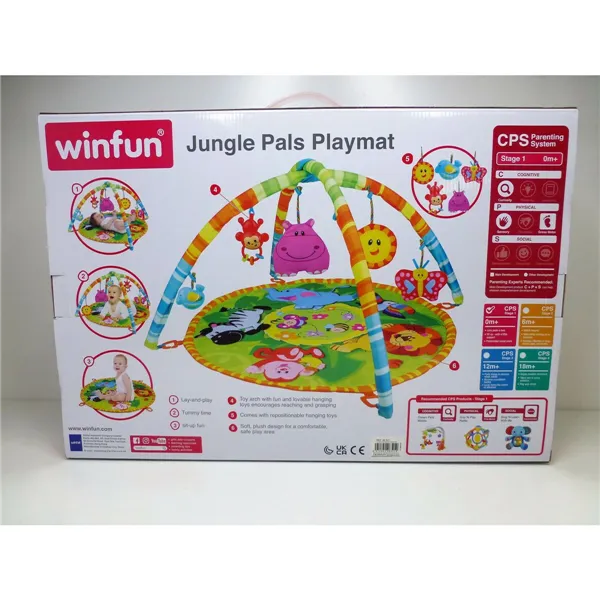 Play mat Winfun Jungle Cloth (4 Units)
