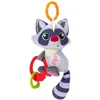 Rattle Cuddly Toy Winfun Racoon 14,5 x 20 x 9,5 cm (6 Units)