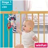 Rattle Cuddly Toy Winfun Racoon 14,5 x 20 x 9,5 cm (6 Units)