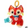 Rattle Cuddly Toy Winfun Fox 13,5 x 26,5 x 7,5 cm (6 Units)