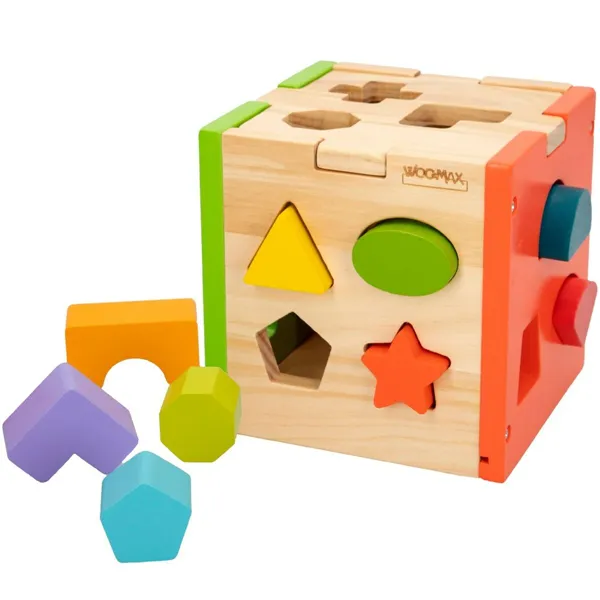 Child's Wooden Puzzle Woomax 15 x 15 x 15 cm (6 Units)
