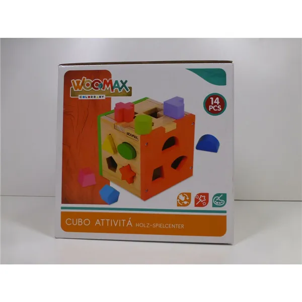 Child's Wooden Puzzle Woomax 15 x 15 x 15 cm (6 Units)