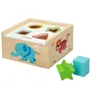 Child's Wooden Puzzle Woomax Shapes 13,5 x 7,5 x 13 cm (6 Units)