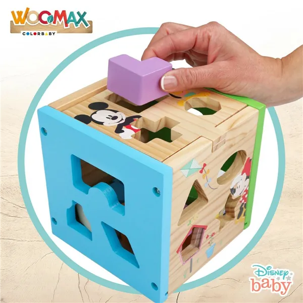 Child's Wooden Puzzle Disney 14 Pieces 15 x 15 x 15 cm (6 Units)