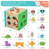 Child's Wooden Puzzle Disney 14 Pieces 15 x 15 x 15 cm (6 Units)