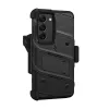 ZIZO BOLT Series - Armoured case for Samsung Galaxy S23 with 9H glass for screen + holder with stand (Black)