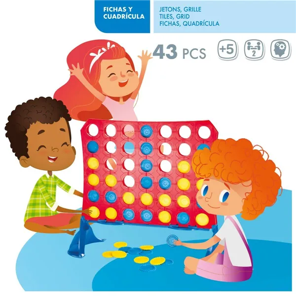 4 in a Row CB Games 31,5 x 26 x 13 cm (42 Pieces) (6 Units)