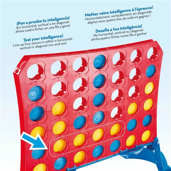 4 in a Row CB Games 31,5 x 26 x 13 cm (42 Pieces) (6 Units)