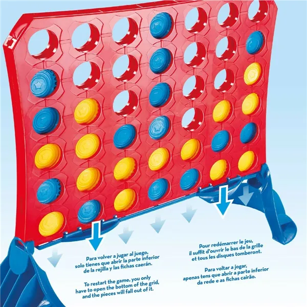 4 in a Row CB Games 31,5 x 26 x 13 cm (42 Pieces) (6 Units)