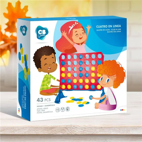 4 in a Row CB Games 31,5 x 26 x 13 cm (42 Pieces) (6 Units)