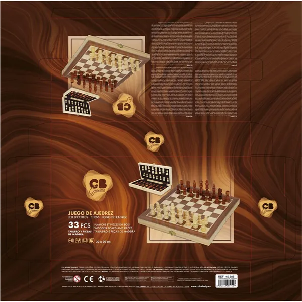 Chess CB Games Wood (6 Units)