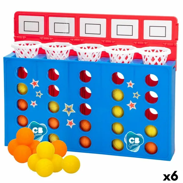 4 in a Row Colorbaby 36,5 x 29 x 7 cm (6 Units)
