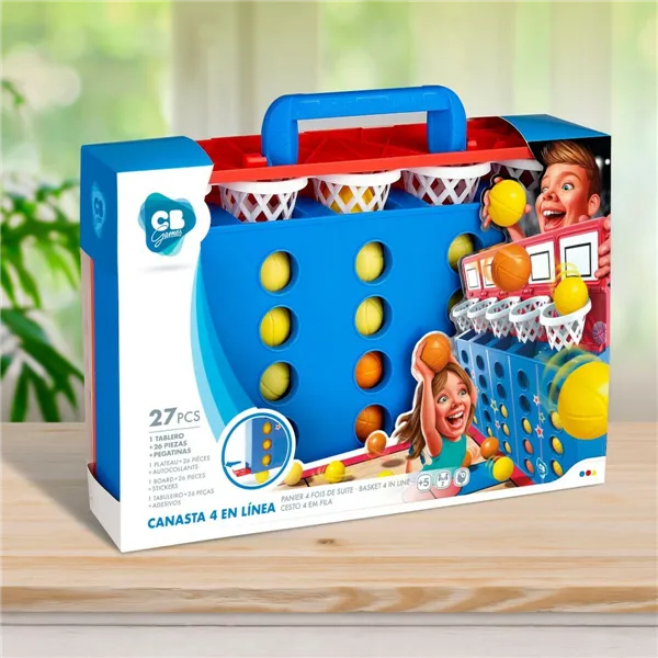 4 in a Row Colorbaby 36,5 x 29 x 7 cm (6 Units)