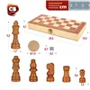 Chess and Checkers Board CB Games Wood Backgammon (6 Units)