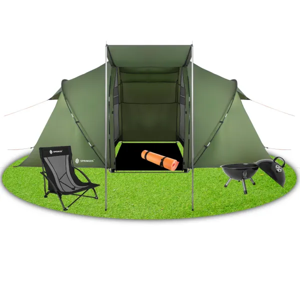 Camping tent Springos PT031 455x230x180cm