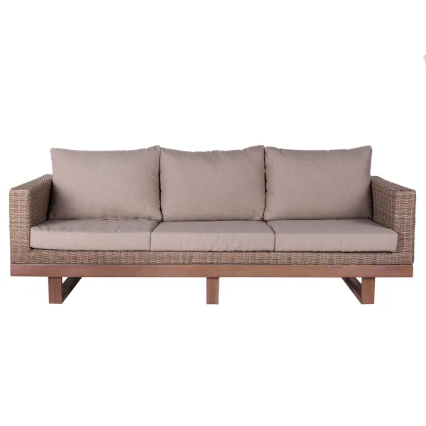 Sodo sofa Patsy 220 x 89 x 64,50 cm Medžio Rotangas