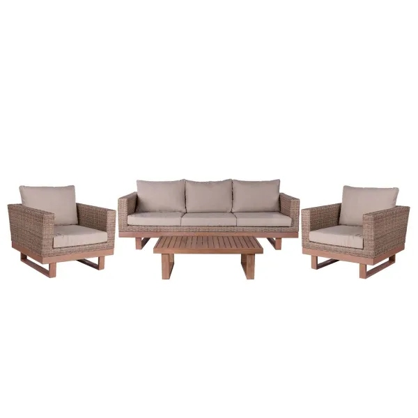 Sodo sofa Patsy 220 x 89 x 64,50 cm Medžio Rotangas