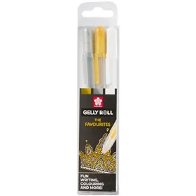 Gel pen Talens POXPGBMIX3A White (3 Units) (Refurbished A+)