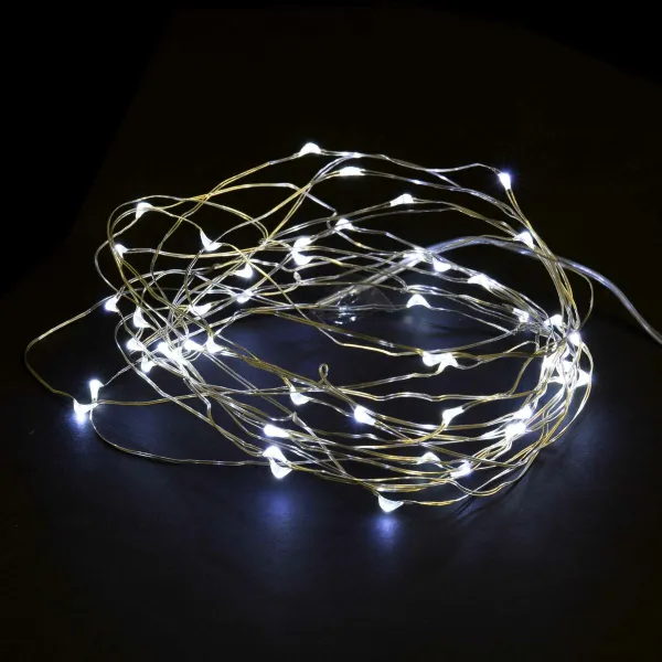 Tulede riba LED Valge 4,9 m