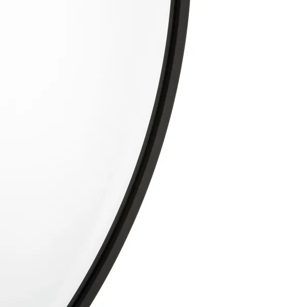 Wall mirror Black 100 x 4 x 100 cm