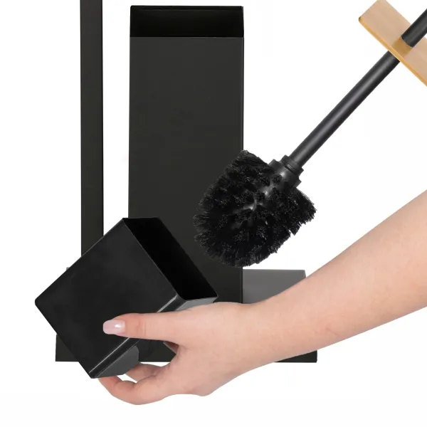 Toilet paper and brush stand Springos TB0013