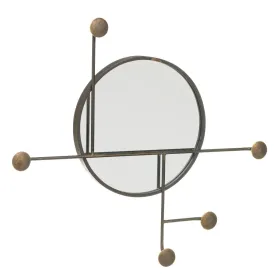 Wall mounted coat hanger 71 x 7 x 65 cm Metalli