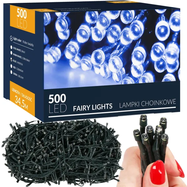 Рождественские гирлянды Springos CL0537 500 Led синего цвета