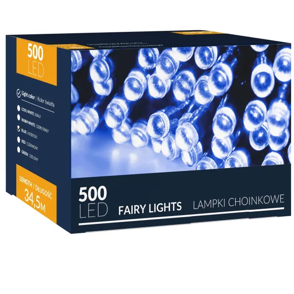 Рождественские гирлянды Springos CL0537 500 Led синего цвета