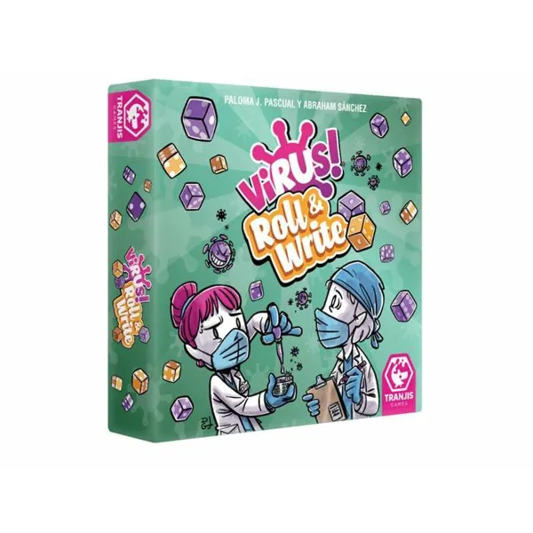 Lautapeli Tranjis Games Virus! Roll & Write